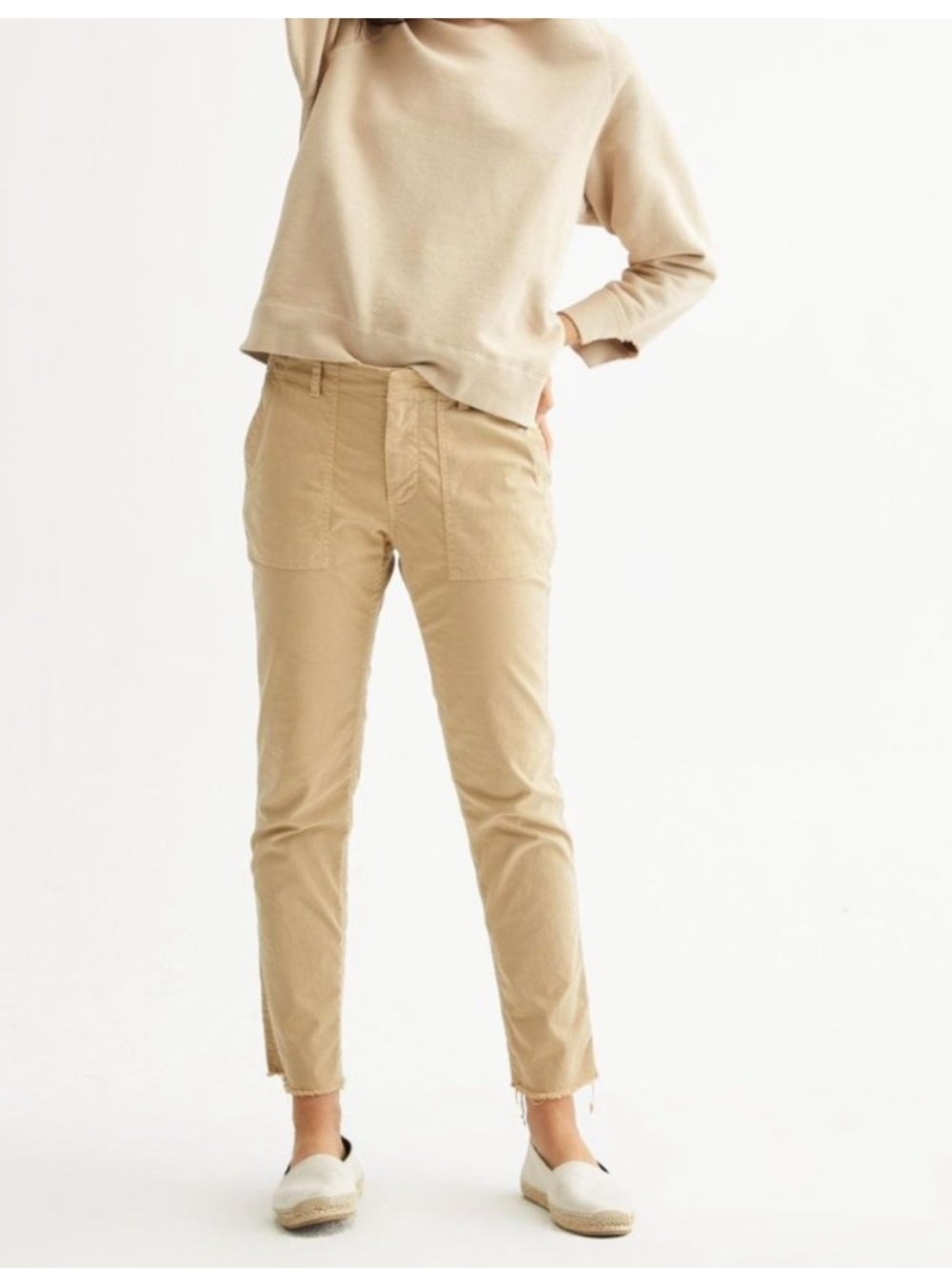 Nili Lotan Jenna Desert Sand 2 Pants - Picture 2 of 11